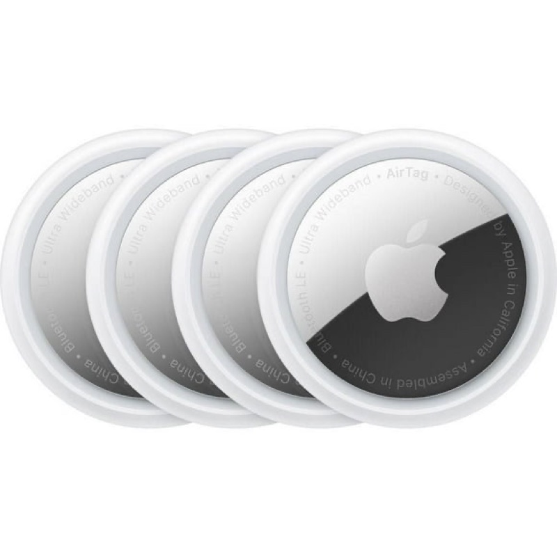 Airtag Apple Pack Con Bluetooth Color Blanco 4 Unidades